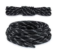 CUBSER - Lacci rotondi premium [2 paia] - Cinghie per scarpe in poliestere antistrappo per scarpe da trekking, scarpe da trekking, scarpe da lavoro, stivali e scarpe da esterno - lunghezze 70 - 200 cm