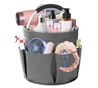 Cubstone Organizer Prodotti Pulizia 17L,Cesto per La Conservazione dei per Casa, Contenitore per Utensili, Borsa per Attrezzi da Giardino,Panier de Pique-nique pour l'extérieur(Grey,A)