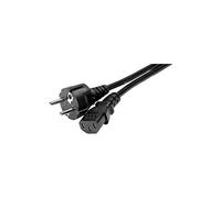 CUC Exertis Connect 808032 cavo di alimentazione Nero 5 m CEE7/7 Accoppiatore C13 - Cables elettrici (5 m, Male connector/Female connector, CEE7/7, Accoppiatore C13, Nero)