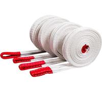 CucCe Cinghie di sollevamento piatte for impieghi gravosi - Cinghie di sollevamento piatte industriali con treccia a 4 strati e resistenti all'usura(1 tons 9 meters)
