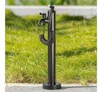 CucCe Colonna idrica da giardino per esterni Colonna d'acqua da giardino verticale in acciaio inossidabile con rubinetto e pistola a spruzzo, ideale for il lavaggio dell'irrigazione e il giardinaggio