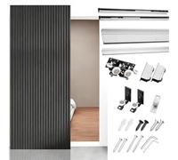 CucCe Kit di ferramenta per porte scorrevoli a lib Set di ferramenta for porta scorrevole della stalla con sistema soft-close, for uso interno e suddivisione ambienti(1.2 meters)
