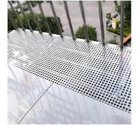 CucCe Lamiera Forata in Acciaio Inossidabile 304 Stainless Steel Perforated Sheet, Decorative Mesh Grille Metal Sheet, Anti-Dropout Mesh(68x100cm)