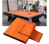 CucCe Panno per Biliardo Tovaglia da Biliardo 9 Piedi, Include 6 Strisce pretagliate, Copertura for Tavolo Ultra Resistente, Facile Sostituzione Fai-da-Te(Orange)