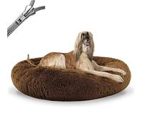 Cucce per Cani da Interno - Cuscini per Cani Grandi Sfoderabili - Cuscino A Forma di Ciambella Caldo E Morbido per Cani di Taglia Media E GrandeBrown-110cm