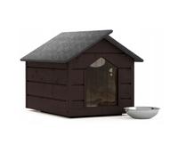 Cucce Per Cani Outdoor In Teak Isolata Invernale In Legno 80x64x61 Cm