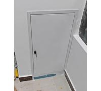 CucCe Porta di accesso in alluminio con chiave e serratura, ampio pannello di accesso Piastre di copertura idraulica Porta di servizio di ispezione insonorizzata sigillata(50x90cm)