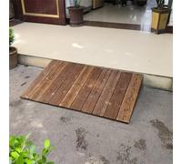 CucCe Rampa in gomma per soglie Rampa di soglia for un facile accesso, superficie antiscivolo, adatta a deambulatori, sedie a rotelle, scooter for disabili e ingressi(60 * 80 * 25cm)