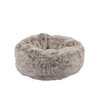 Cuccetta Ciambella morbida e imbottita beige modello Poilu Bobby per cani e gatt