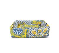 Record - Cuccia per Cani e Gatti Sorrento in Policotone. Lettino imbottito per animali con Design Allegro. Cuscino rettangolare per cani e gatti | S - 60 x 45 x 17 cm
