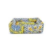 Record - Cuccia per Cani e Gatti Sorrento in Policotone. Lettino imbottito per animali con Design Allegro. Cuscino rettangolare per cani e gatti | S - 60 x 45 x 17 cm
