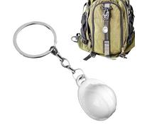 Cuccetta del piccolo cappello di sicurezza - Mini casco chiave casco | Chiavi di buona festa per favori di festa a tema costruzione, forniture di compleanno per in, bianco, Se référer au descriptif