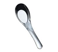 Cucchiai Cucchiaino da tè in acciaio inossidabile di buona qualità da 5 pezzi Cucchiaio da zuppa con manico corto Cucchiaio da pasto for bambini 4,6 pollici Cucchiai da cucina (Size : L size)