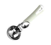 Cucchiai da ghiaccio in acciaio inossidabile, paletta da pasticceria in acciaio inossidabile, porzionatore ergonomico per cucine, panetterie, buffet, dolci, pasticceria e biscotti