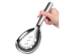 Cucchiai da in Acciaio Inossidabile Manico ergonomico liscio e | Posate per catering, feste, banchetti e cena per cucina, pranzo, buffet, catering, cena e tavola di casa Cucchiaio forato