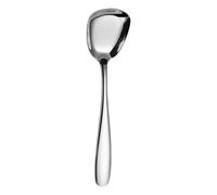 Cucchiai da portata grandi - cucchiaio in acciaio inossidabile a testa quadrata | Impugnatura comoda Spoon di zucchero da dessert | Cucchiai da minestra a manico lungo con finitura polacca a specchio