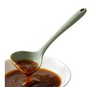 Cucchiai da servizio in silicone - Set a manico lungo resistente al calore | Utensili da cucina antiaderenti sicuri, Cucchiaio grande stile mestolo da zuppa, Strumenti di servizio di cucina Durabl