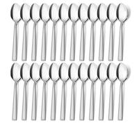 Cucchiai da tavola, Hunnycook cucchiaio/cucchiai da zuppa 24 pezzi, in acciaio inox, per casa/feste/ristoranti/caffetterie, lucidati e lavabili in lavastoviglie, 19,2 cm