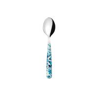 Cucchiai da tavola Linea BLUES set da 6 pezzi in acciaio 18.10 (AISI 420) Lunghezza Lunghezza 21 Cm colore BLU MEDITERRANEO lavabili in lavastoviglie blu