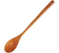 Cucchiai di cottura in legno da 16, 5 pollici, cucchiai in legno a manico lunghi per cucinare, mescolare, mescolare