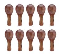 Cucchiai Di Legno, Mini Cucchiai Di Legno 10 Pezzi Cucchiaini Da Caffè Cucchiaini Per Spezie Cucchiaini Da Tè Piccoli Cucchiai Di Legno Cucchiai Per Condimenti Per Cucina Olio