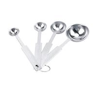 Cucchiai Dosatori, 4 Pezzi Cucchiai Dosatori in Acciaio Inossidabile per Uso Alimentare Set Cucchiai Dosatori in Metallo Cucchiai Dosatori per Chicchi di caffè e Condimenti