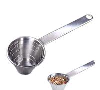 Cucchiai dosatori in acciaio | Pezzi di misurazione in metallo - Secco e liquidi, cucchiaio per cucinare, chiaro e facile da leggere marcatura su ogni cucchiaio per conoscere la misura