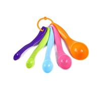 Cucchiai dosatori - Set di 5 cucchiai dosatori | Cucchiaino da tè impilabile con scala | Set di cucchiai dosatori per misurare liquidi secchi