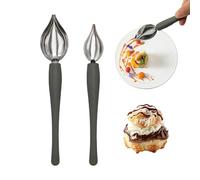 Cucchiai In Acciaio Inossidabile Da 2 Pezzi, Utensili Da Cucina, Strumenti Per Servire Il Cibo, Accessori Per La Cottura, Utensili Da Cucina Creativi