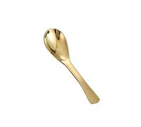 Cucchiaini di cucchiaino in acciaio inossidabile cucchiaio da dessert cucchiaio ghiacciato cupo di gelato ristorante creativo cucchiaio per cuccioli d'oro d'oro per casa, cucina (colore: oro,