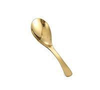 Cucchiaini di cucchiaino in acciaio inossidabile cucchiaio da dessert cucchiaio ghiacciato cupo di gelato ristorante creativo cucchiaio per cuccioli d'oro d'oro per casa, cucina (colore: oro,
