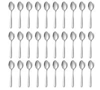 Cucchiaini, Funnydin 36 Pezzi Cucchiaini Acciaio Inox, 17.1 cm, 6,8", Lavabile in lavastoviglie, Cucchiai da Tavola, Cucchiaio grande, Cucchiaio da pranzo in cucina