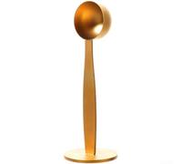 Cucchiaino da caffè con pestello in acciaio inox, 2 in 1, stabile, base da 50 mm, 7 g, cucchiaio dosatore per espresso, accessorio da cucina (B)