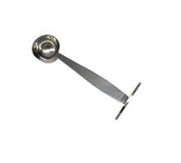 Cucchiaino Da Caffè Con Pressino In Acciaio Inossidabile, Supporto For Cucchiaino Con Pressino, Strumenti For Cucchiaino Da Caffè 2 In 1, Misurini Portatili For Caffè In Polvere(51mm SS spoon)