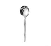 Cucchiaino da caffè lungo, 12,8 cm, lucidato a specchio per latte (argento) | Acciaio inossidabile 304, lavabile in lavastoviglie, lunghezza 12,8 cm, lucentezza duratura