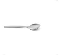 Cucchiaino da caffè SHARK Sabbiato in acciaio 18.C AISI430, lunghezza 142 mm manico in acciaio Satinato lavabili in lavastoviglie inox satinato