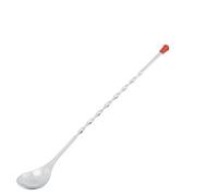 Cucchiaino miscelatore lungo spiralato Barman Bar spoon in acciaio inox 18/10 B004