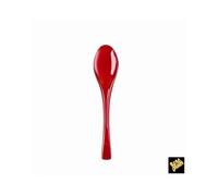 Cucchiaino per Dessert Luxury Rosso Trasparente 145mm in PS - 50pz