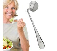 Cucchiaio a gomito, forchetta da pranzo inclinata, cucchiaio , utensile per l'autonutrizione - Utensile angolare per la dieta degli anziani, pratico e