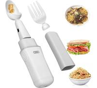 Cucchiaio anti-shake per anziani, aiuto alimentare intelligente per miastenia grave e artrite, design ergonomico per mangiare in modo costante