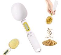 Cucchiaio Bilancia per Cibo per Cane Gatto, Cucchiaio Bilancia per Cibo per Cane Gatto Cucchiaio Digitale per Animali Domestici Misurino Contenitore Crocchette per Cane Gatti