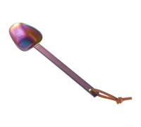 Cucchiaio compatto a forma di chicco di caffè, realizzato in acciaio inossidabile 304, perfetto per l'uso quotidiano (colorato)