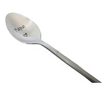 Cucchiaio con messaggio d'amore, idea regalo originale e personalizzato per una festa, Natale o un compleanno, cucchiaino da caffè/dessert con scatola regalo