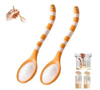 Cucchiaio creativo da giardino per anguilla, simpatico agitatore per caffè e zucchero a tema oceano, scultura realistica con manico di anguilla, dessert, per gli amanti del mare (03#)