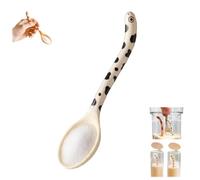 Cucchiaio creativo da giardino per anguilla, simpatico agitatore per caffè e zucchero a tema oceano, scultura realistica con manico di anguilla, dessert, per gli amanti del mare (02#)