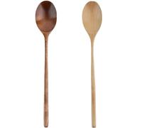 Cucchiaio Cucina 2 pezzi di utensili da cucina in legno for la tavola, for caffè, zuppa, tè, miele, cucchiaino, strumento for ristorazione(2pcs Mixed)