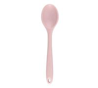 Cucchiaio Cucina Mestolo da zuppa in silicone con manico lungo, scolapasta, cucchiaio for mescolare i noodles ramen, cucchiaini cucina(L-Pink Spoon)