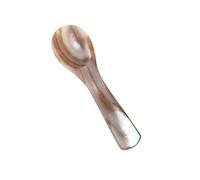 Cucchiaio da 7/9 cm in conchiglia naturale, fatto a mano, versatile, creativo cucchiaio per gelato per uso domestico, utensile da cucina