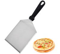 Cucchiaio da Barbecue con Spatola Rettangolare in Acciaio inox, Con Manico Resistente al Calore, per Sollevare e Girare Hamburger, Uova, Bistecche, Ideale per Barbecue e Piastra Piatta(Pala per pizza)