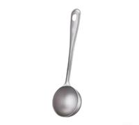 Cucchiaio da caffè con manico lungo, cucchiaio dosatore in titanio per chicchi di caffè, precisione 1 cucchiaio (sferico)
